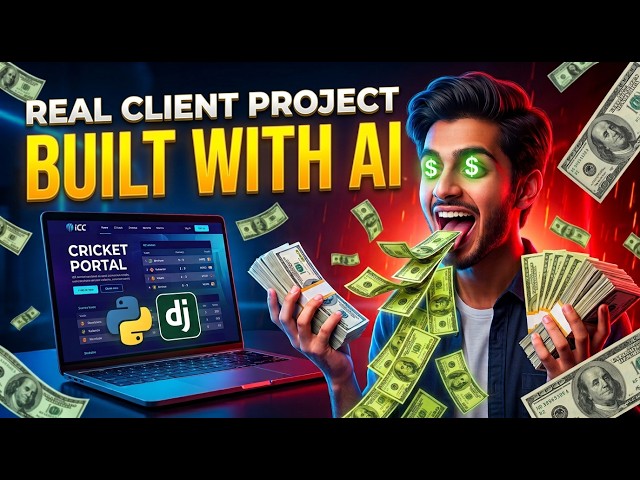 Python Django & Frontend Tutorial: ICC Cricket Site Build | Real Client Django Series 2026 Part 1