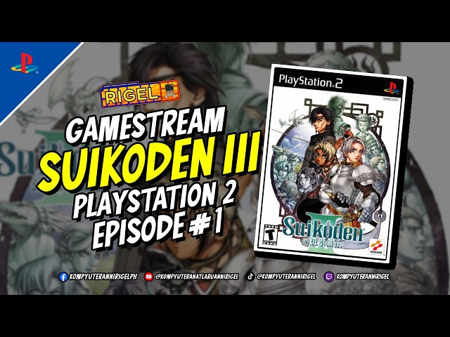 GAMESTREAM: Suikoden 3 - Episode 1 (TAG/ENG) #stream #gaming #playstation