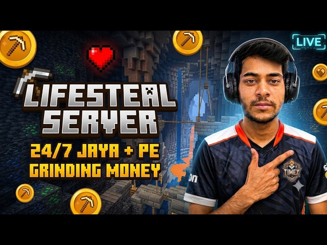 🔴Live  Lifesteal Smp Cracked Java + Pe Public Smp Live Minecraft Live #minecraft #shortslive #shorts
