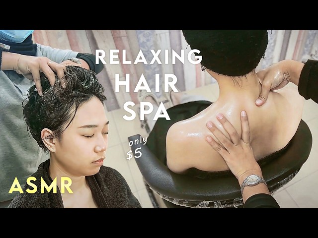 ASMR Creambath | Relaxing Indonesian Hair Spa for Deep Sleep