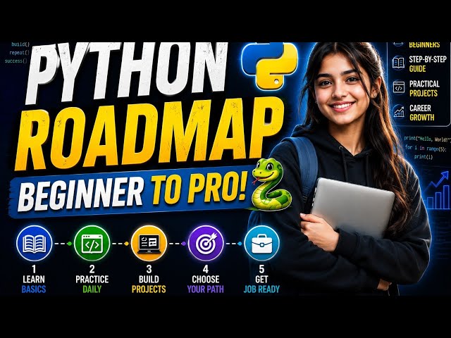 Python for Beginners (2026) | Complete Learning Roadmap 🐍