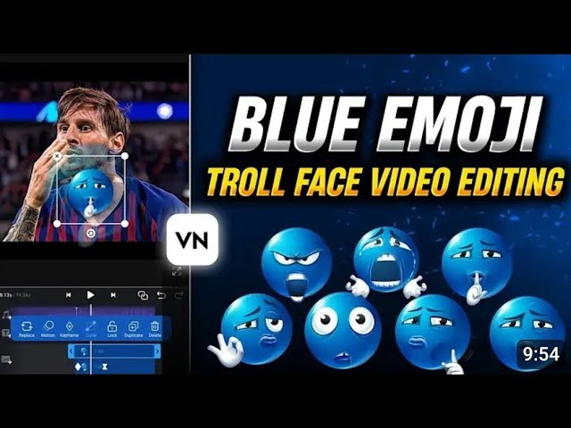 Vn app Mai troll face edit kaise kare #trollface