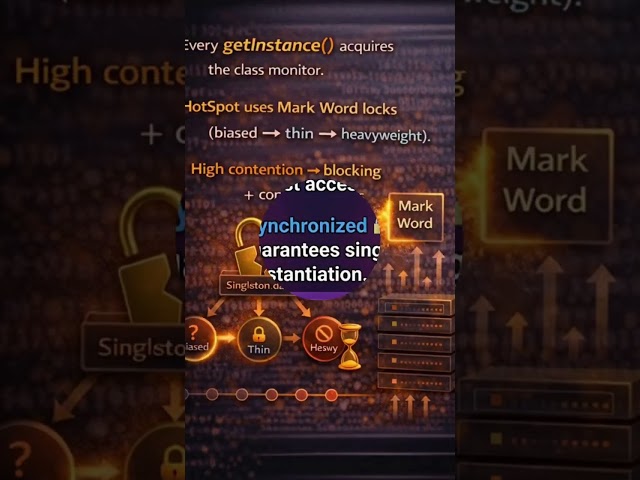 🚀8/60🔥 #threads safe#singleton ? Still Fails at Scale in #java #JVM #Concurrency #performance #PDF ↓