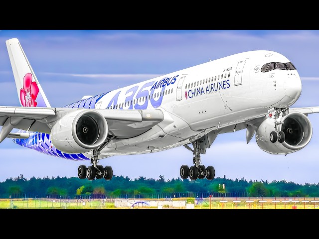 ✈️ 60 CLOSE UP TAKEOFFS & LANDINGS in 30 MINUTES 🇨🇿 Prague Václav Havel Airport Plane Spotting