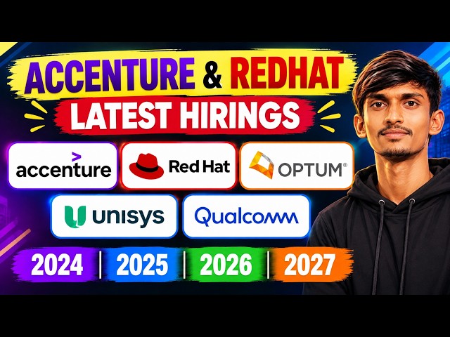 Accenture, RedHat, Optum, Unisys & Qualcomm Hiring Updates 2026 | Latest Hiring Updates 2026