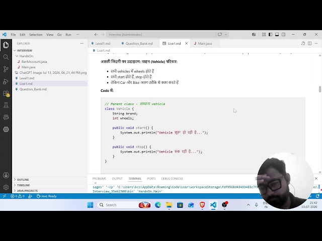 Java OOPs LIVE | Day 1 | Backend Learning Lab