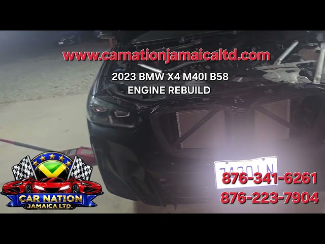 Rebuilt and install the B58 ENGINE in a 2023 BMW X4 M40I