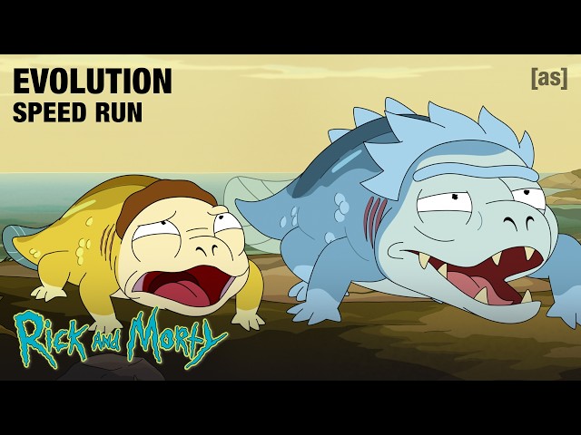 Evolution Speed Run | Rick and Morty | adult swim