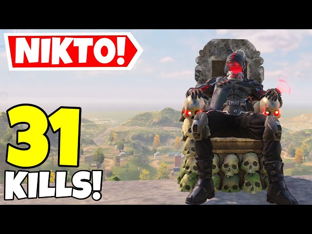 *NEW* NIKTO DARK SIDE GAMEPLAY (FIRST LEGENDARY SKIN) IN CALL OF DUTY MOBILE BATTLE ROYALE!