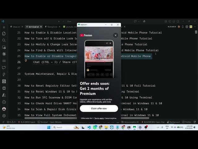 How to Switch or Manage Multiple User Accounts in YouTube App in Android Mobile Phone