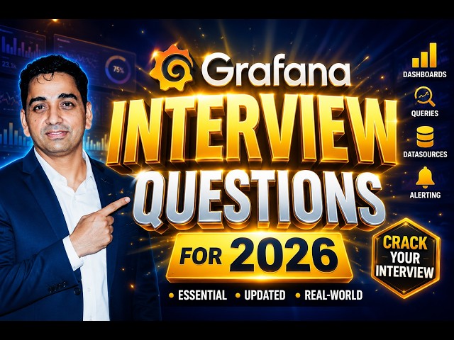 Grafana Interview Questions 2026 | Top 50 Real Questions to Crack Any DevOps & SRE Interview