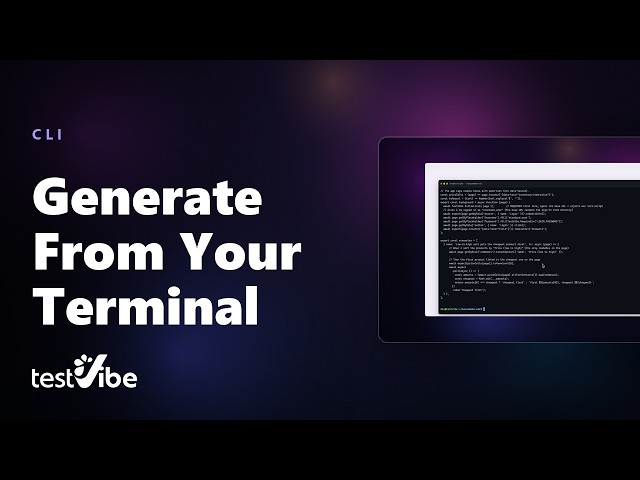 Generate Playwright Tests From Your Terminal | TestVibe CLI