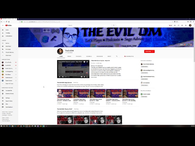 TheEvilDM Channel Update - June 2018