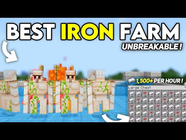 INSANE Minecraft Iron Farm: 1500+ Iron/Hour (Easiest 1.21 Build!) | aTgod