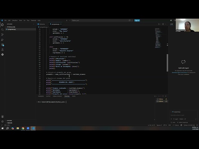 Fundamentos de programación-Actividad 4-Programa en Python