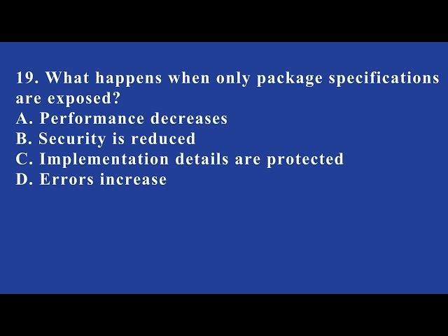 Introduction to Advanced Interface Methods in PL/SQL | Q4 Oracle L28 P4 | SMILE ROAD