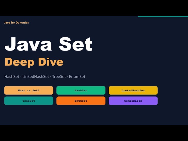 Java Set Deep Dive