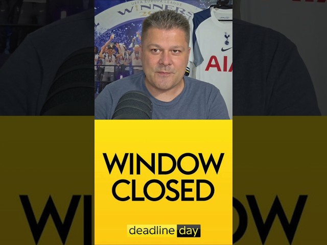 THE 60 SECOND SPURS NEWS UPDATE: WINDOW CLOSED! 54 Transfers This Summer: 13 Incomings, 41 Outgoings