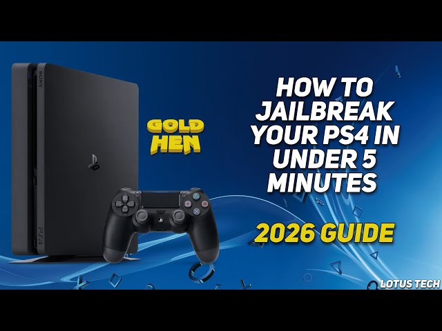 How to Jailbreak Your PS4 In Under 5 Minutes (2026 guide)