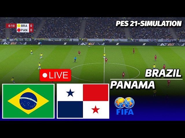 BRAZIL vs PANAMA | International Friendly 2026 | PES 21 Simulation