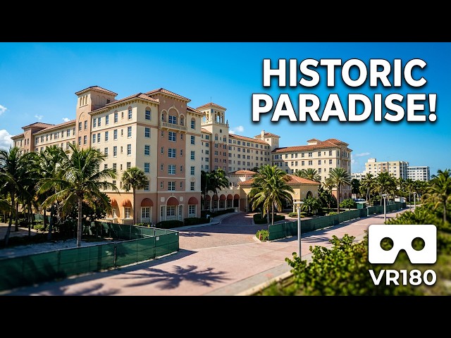 VR180 Tropical Paradise at Historic Hollywood Beach!