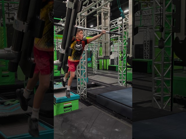 Final Obstacle on Challenge Course #shorts #ninja