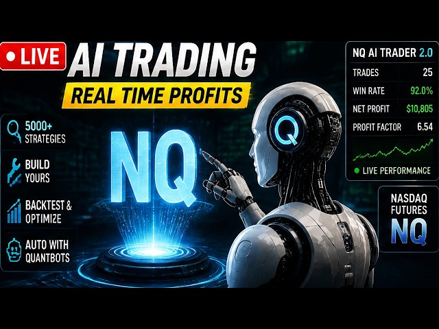 🤖 AI Trading Bot LIVE | Watch NQ Algo Trading in Real Time