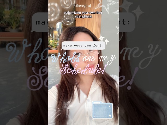 Custom Your Own Font!