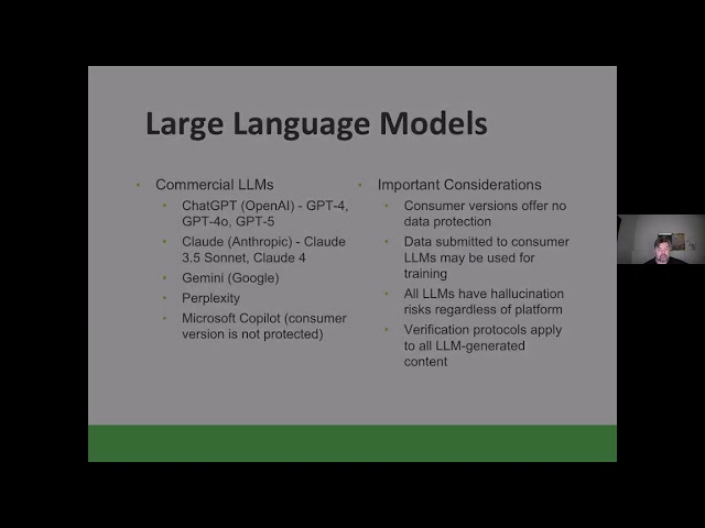 Large Language Models and Literature Reviews in the Health Sciences Webinar (Spring 2026)