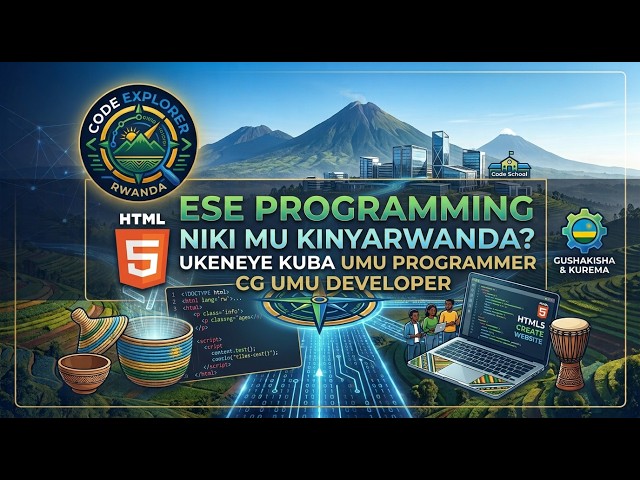 Programming ni iki?  | Menya Programming mu Kinyarwanda, ukeneye kwiga coding | Code Explorer Rwanda