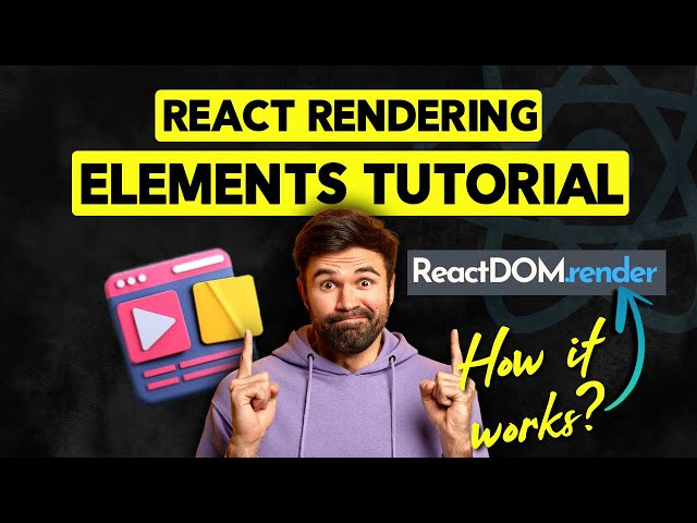 React Rendering Elements Tutorial #3 React Course | Code with Sloba