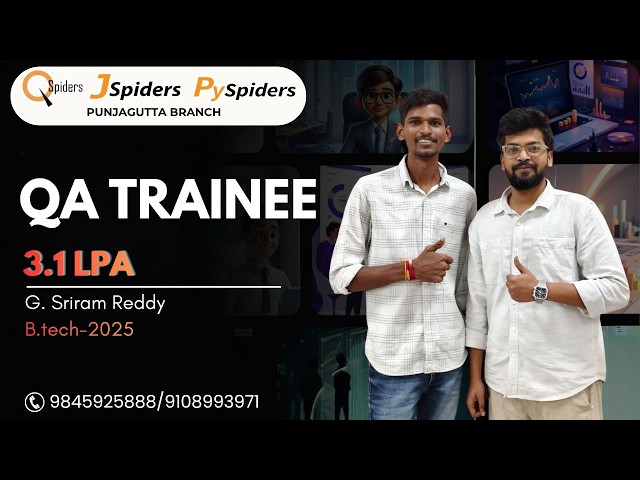 My Placement Journey at Qspiders | Hyderabad Punjagutta