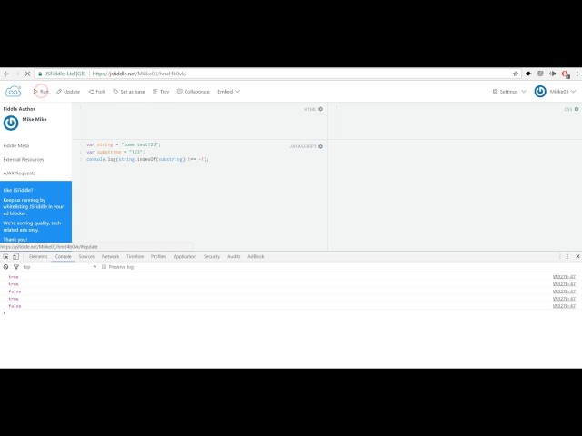 How to check whether a string contains a substring in JavaScript?