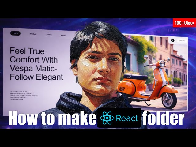 How to create React folder in VS Code