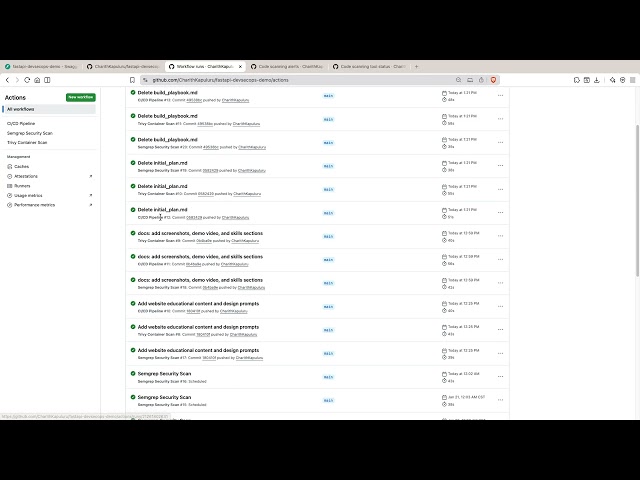 FastAPI DevSecOps Demo - CI/CD, Security Scanning & Docker