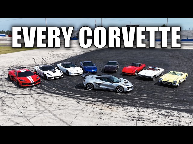 We Raced Every Gen of Corvette!