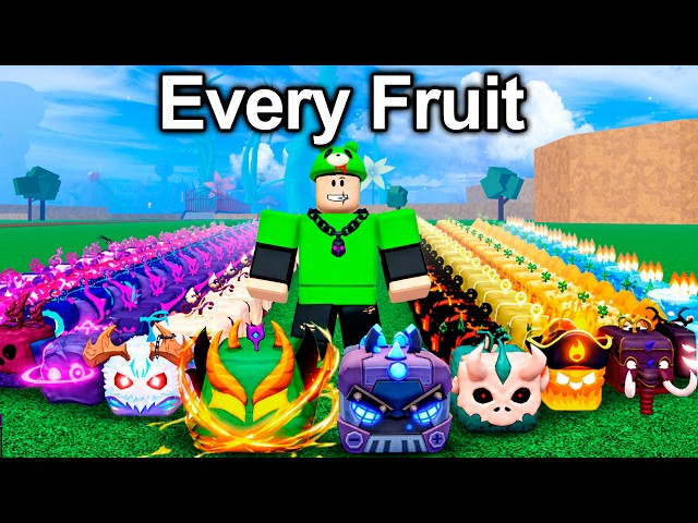Getting EVERY Fruit in 10 Hours (Blox Fruits)