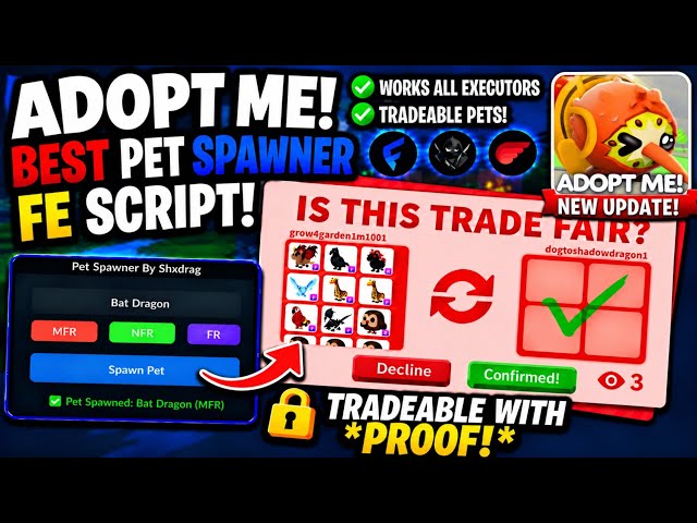 [NEW🔥] ADOPT ME SCRIPT 🐾 2026 | BEST PET SPAWNER, TRADE SCAM & AUTOFARM | KEYLESS | PASTEBIN LATEST