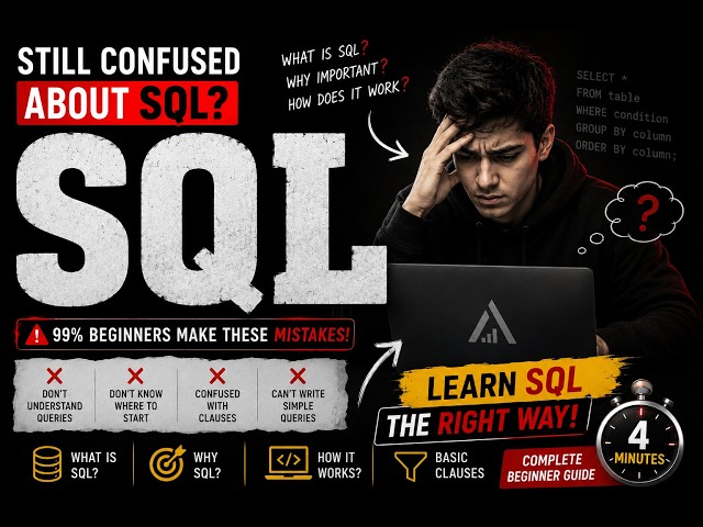 Learn SQL in 4 Minutes | Beginner’s Guide to SQL & Databases