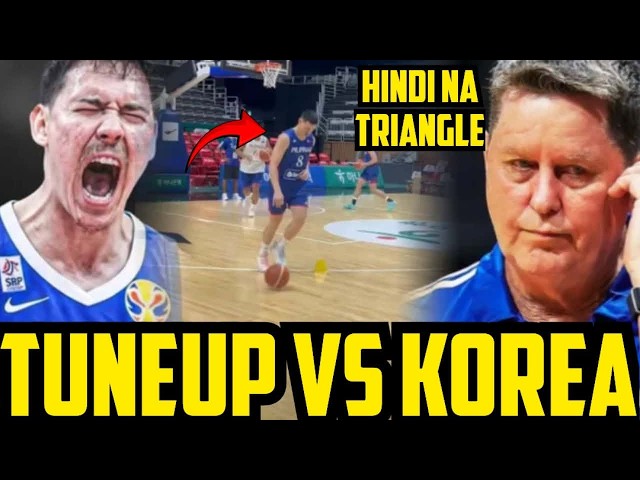GILAS TUNEUP GAME VS KOREA ROBERT BOLICK GRABE HINDI NA TRIANGLE OFFENSE GINAMIT