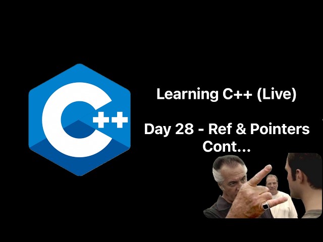 Day 28 Learning C++ (NO AI) | C++ References & Pointers