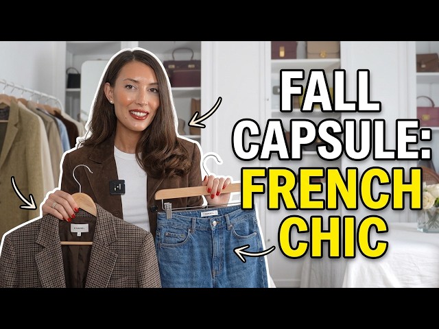 How to Build a Parisian Style Fall Capsule Wardrobe with Only 10 Items