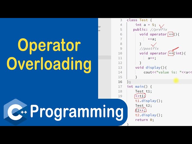 #99 Operator Overloading in C++ | Unary Operator Overloading