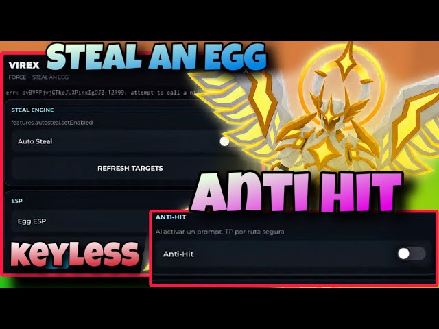 [NOKEY] NEW STEAL AN EGG SCRIPT | ANTI HIT INSTANT STEAL AND MORE