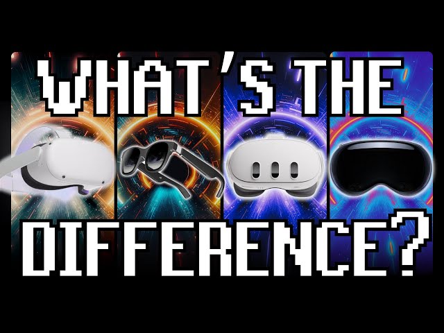 VR vs AR vs MR vs XR vs SPATIAL COMPUTING
