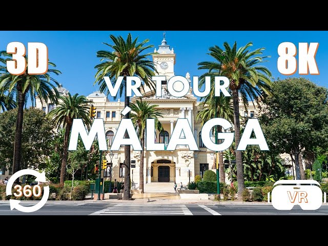 Málaga, Spain - VR 360° Travel Video in 8K