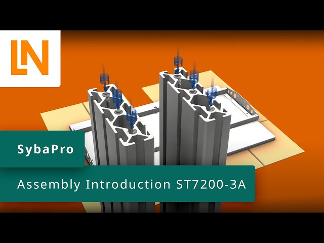 3-tier mobile experiment stand SybaPro | Assembly instructions