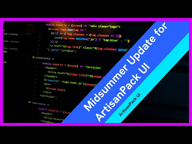Midsummer Update for ArtisanPack UI