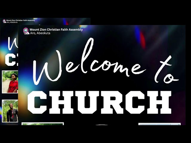 Mount Zion Live Stream
