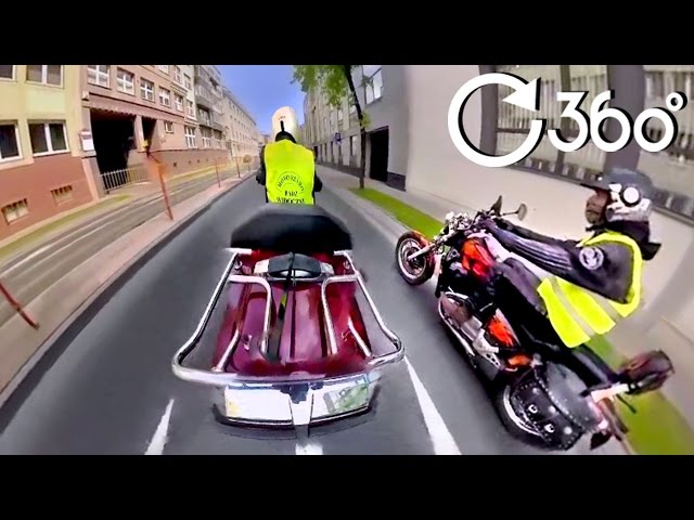 Moto Retro 360° - przejazd przez Białystok "Motoserce"